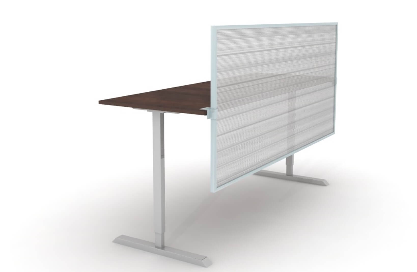 Desk dividers screen split