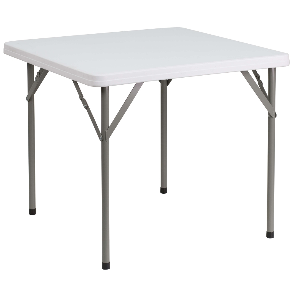 Folding table and chairs square folding table