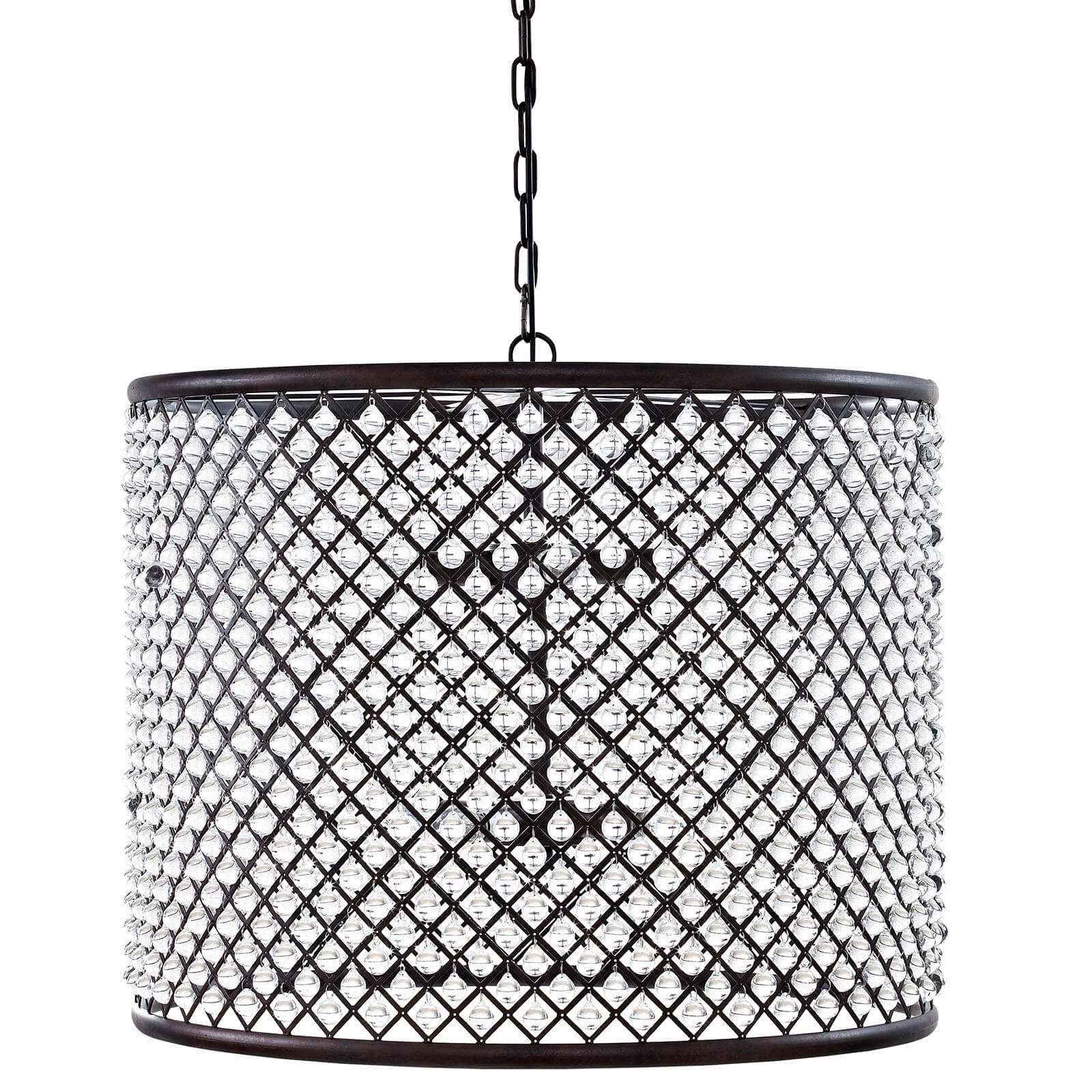 Industrial cage light front view