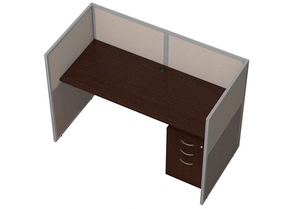 Office workstation furniture aerial