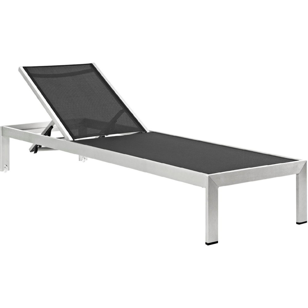 Patio table and chairs textilene sun lounger