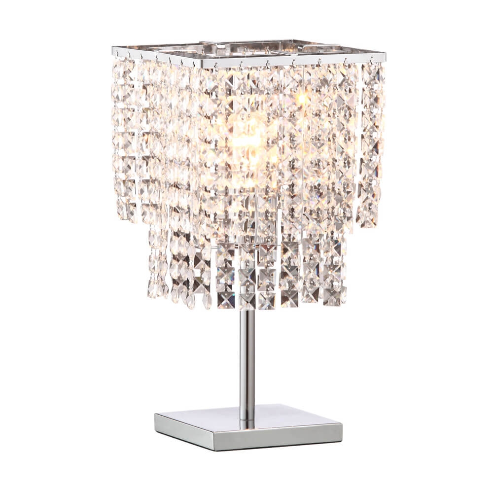 Unique table lamps crystal lamp shade