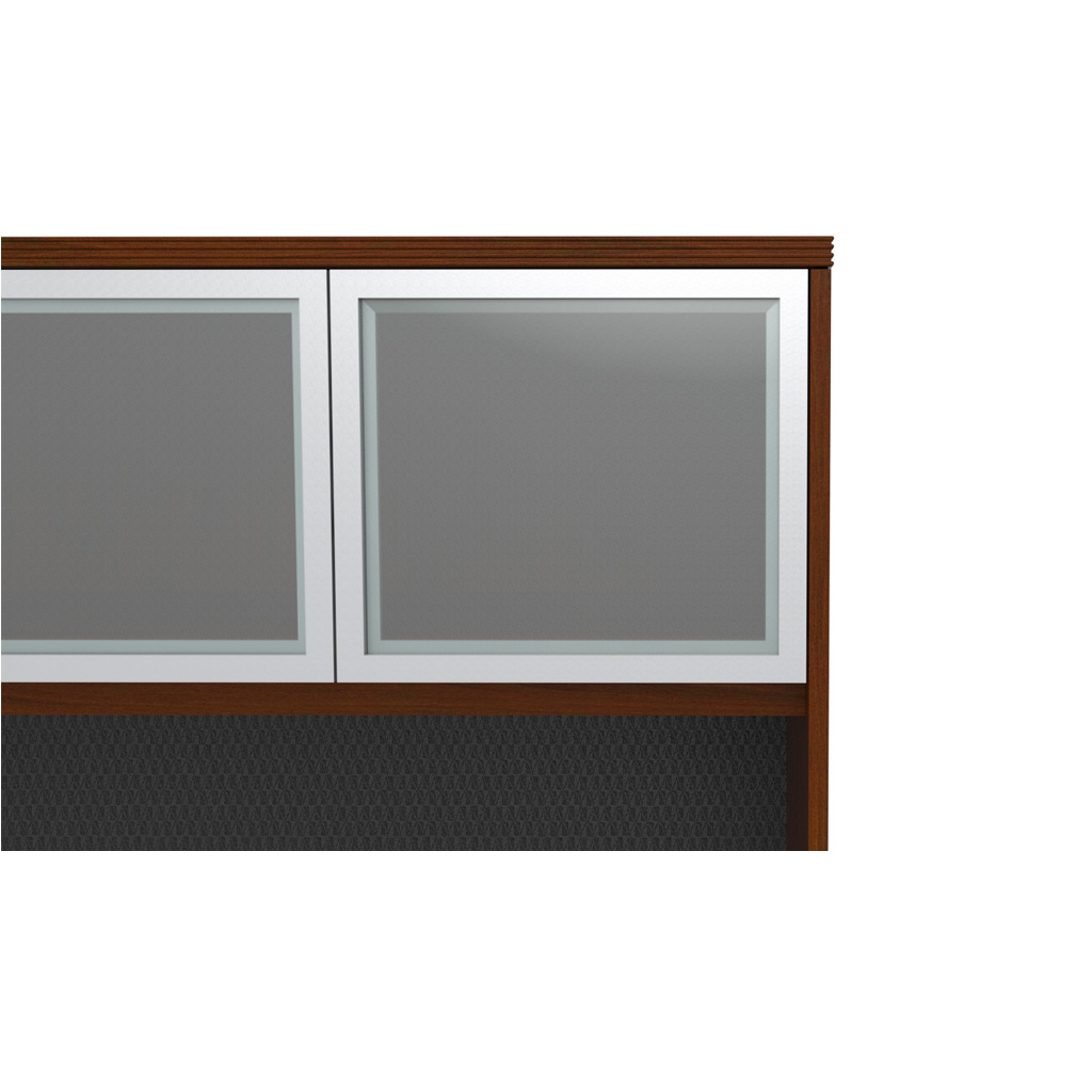 Wood office furniture glass metal doors