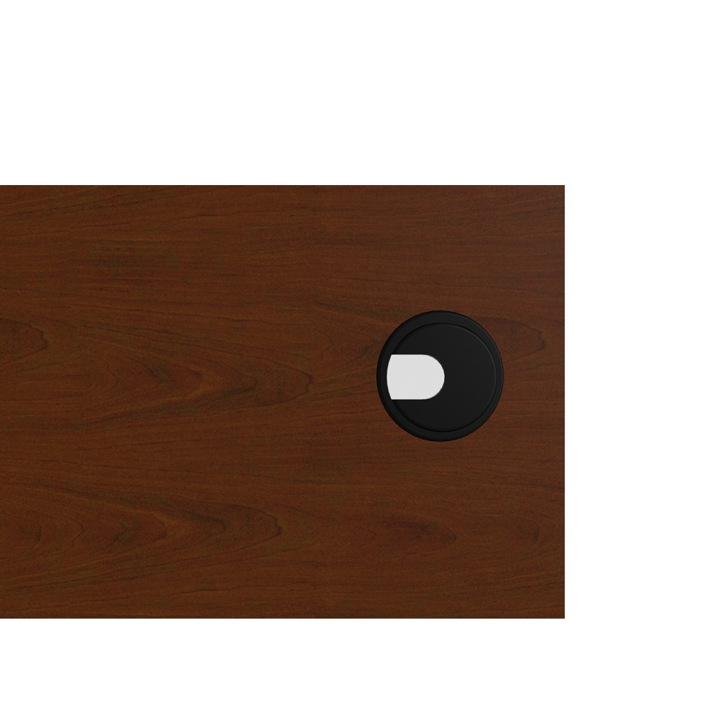 Wooden office furniture grommet