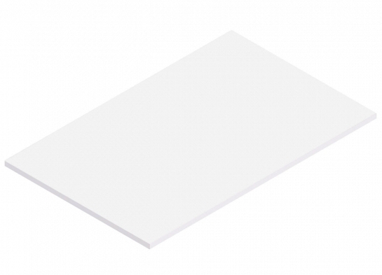 Flip top training table laminate 48x30 white
