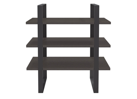 Home office ideas home office storage ideas industrial open bookcase front