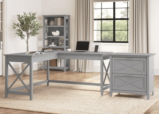 L shaped desk and file cabinet space view cape cod gray L shaped desk and file cabinet space view cape cod gray