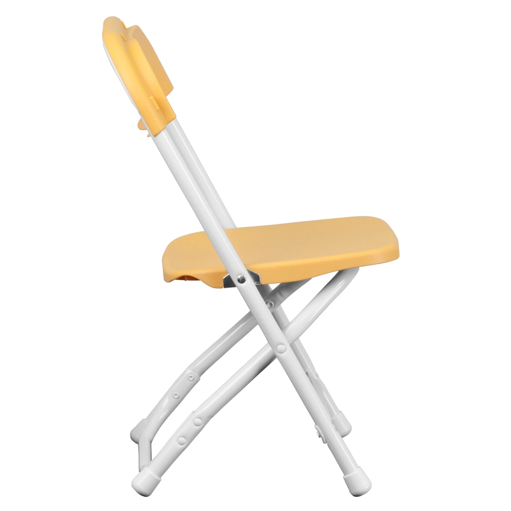 Mini folding chair side view