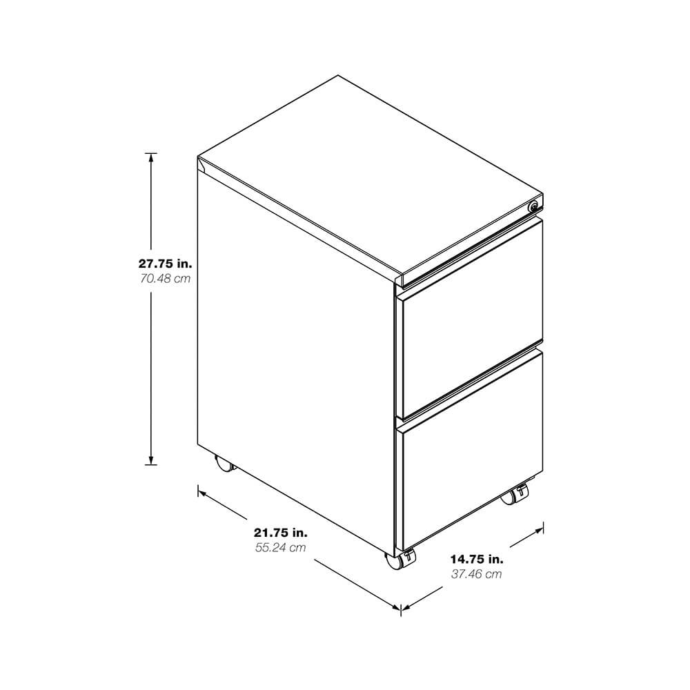 Classify mobile file file pedestal dimensions