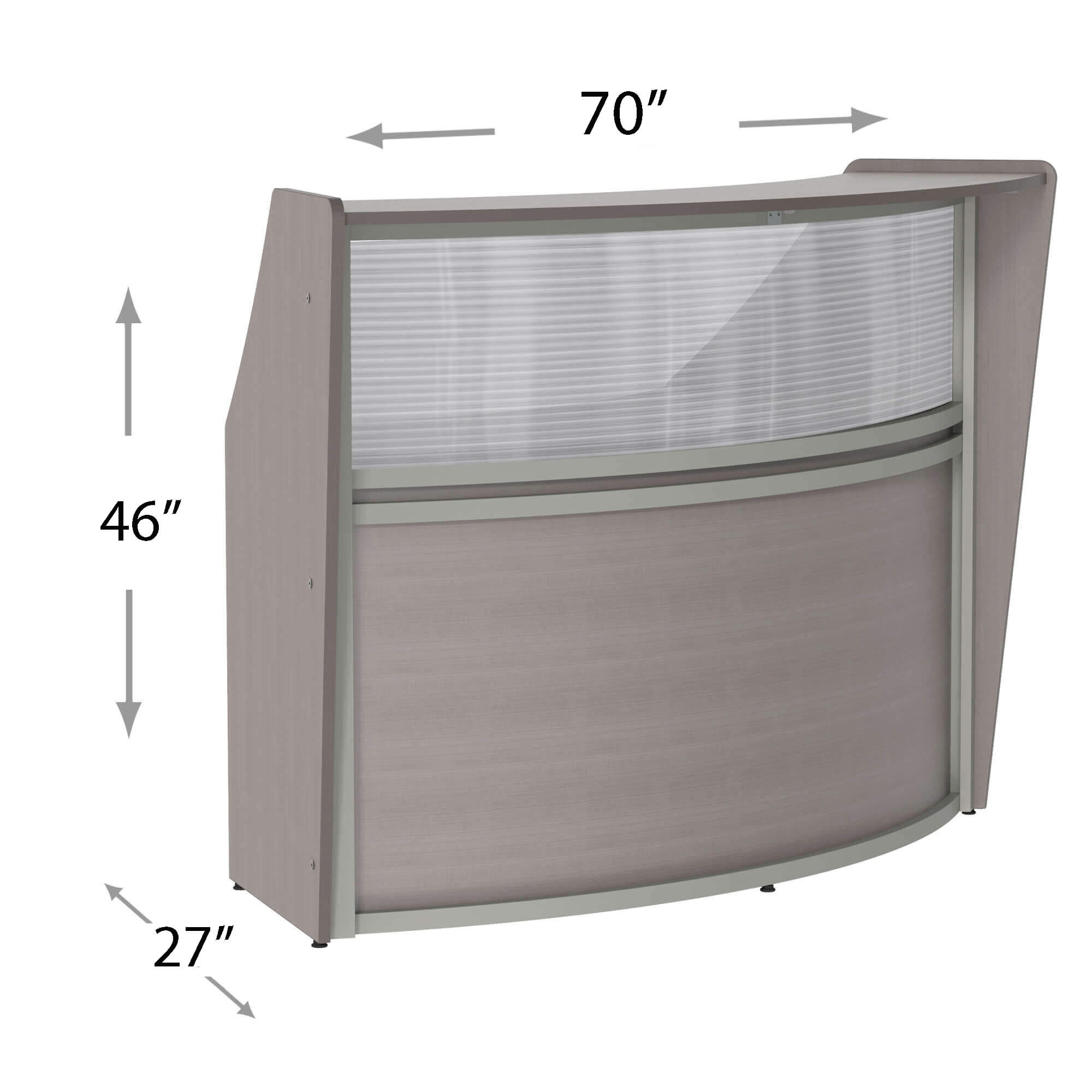 Li1 curved reception desk dimensions 1 2 3