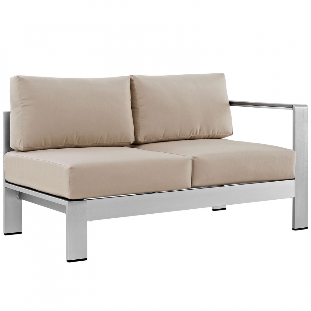 Outdoor lounge furniture CUB EEI 2262 SLV BEI MOD