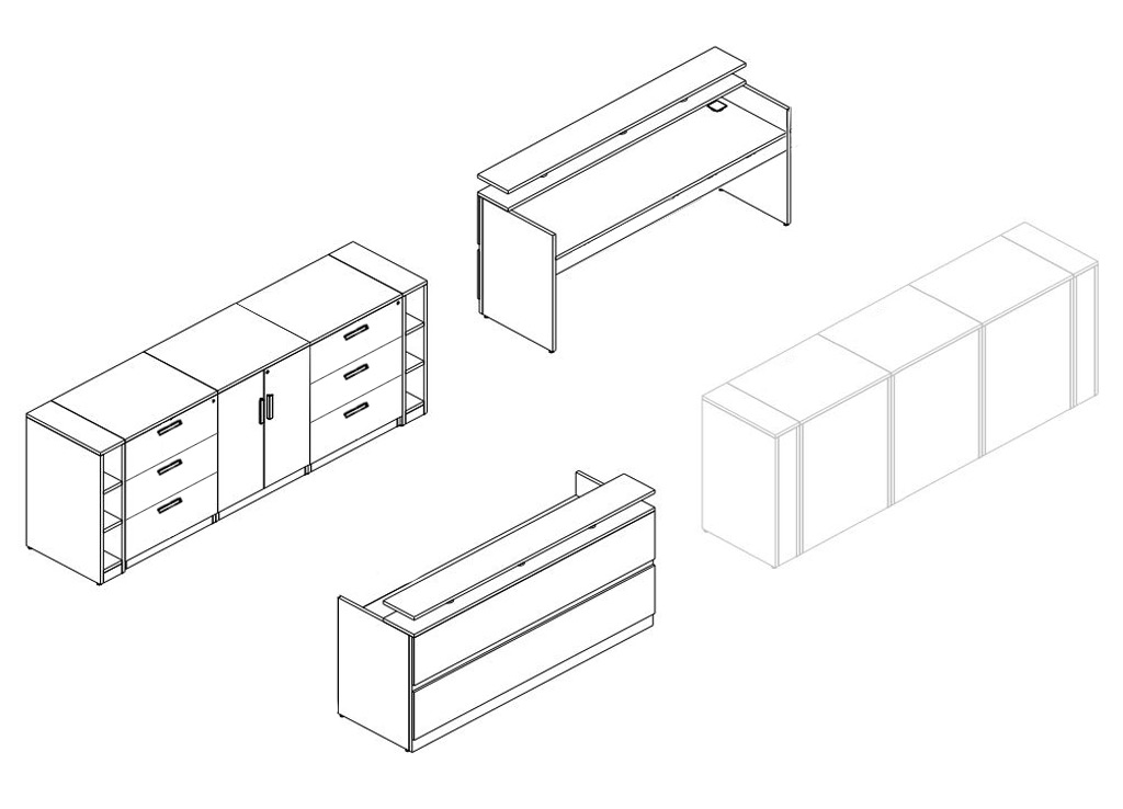 Reception counter 3k 3d schematic