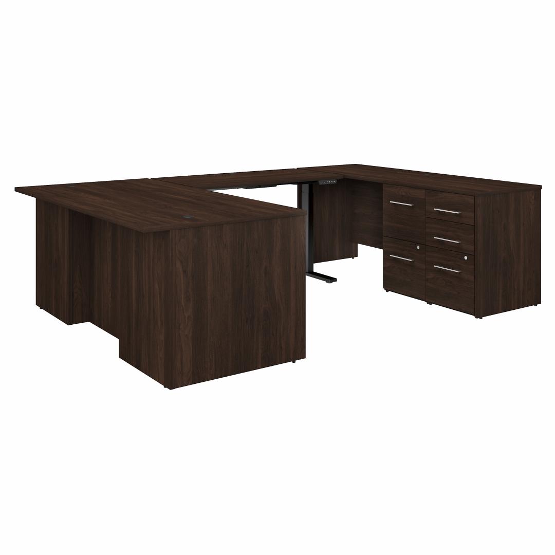 U shaped office desk CUB OF5005BWSU FBB