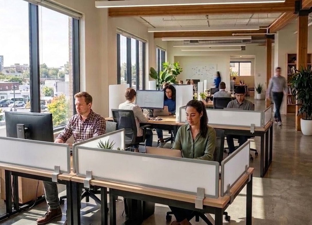 White poly office desk mounted screen PW12H White poly office desk mounted screen PW12H
